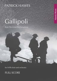 cover Gallipoli Score choral sheet music cover